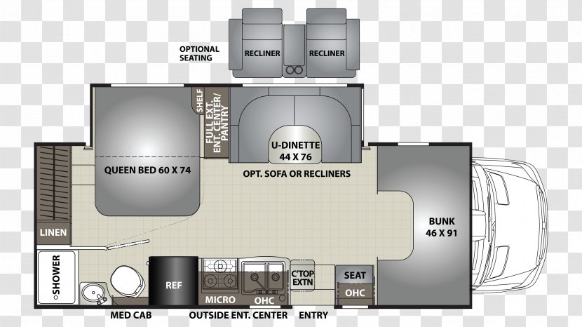 Floor Plan Campervans Car Mercedes-Benz A-Class C-Class - Mercedesbenz Aclass Transparent PNG