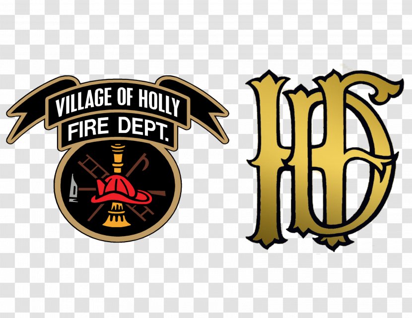 Village Of Holly Fire Department Logo Chicago Organization - Emblem - Font Transparent PNG