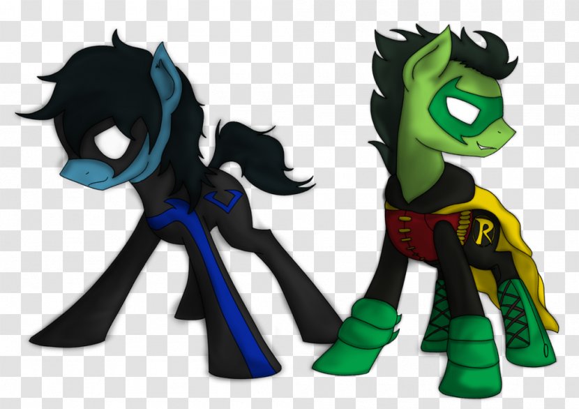 Pony Damian Wayne Dick Grayson Raven Horse - Fictional Character Transparent PNG