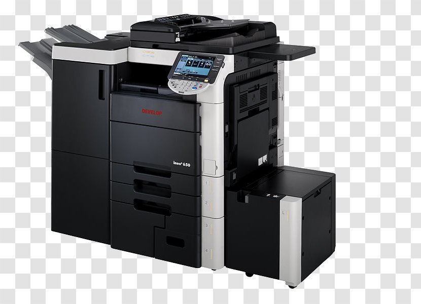 Photocopier Konica Minolta Multi-function Printer Ricoh - Device Driver Transparent PNG