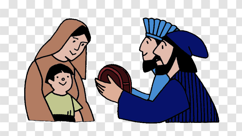 Cartoon People Nativity Scene Community Conversation Transparent PNG