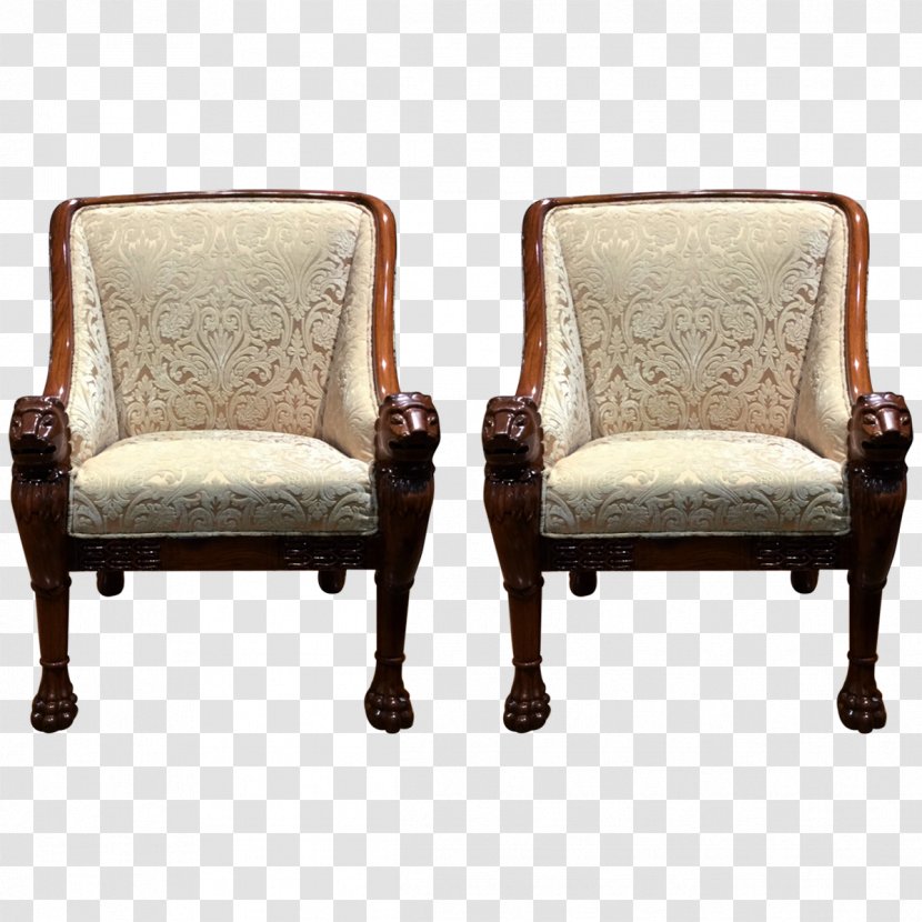 Club Chair Loveseat Antique - Armrest - Armchair Transparent PNG