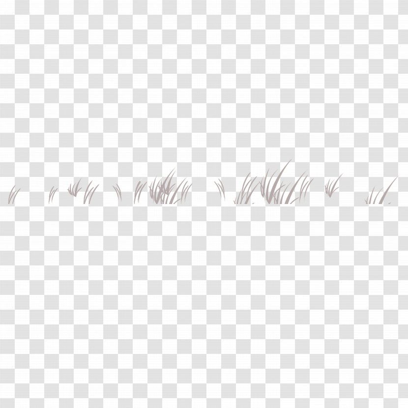 White Black Pattern - Hand-painted Grass Transparent PNG