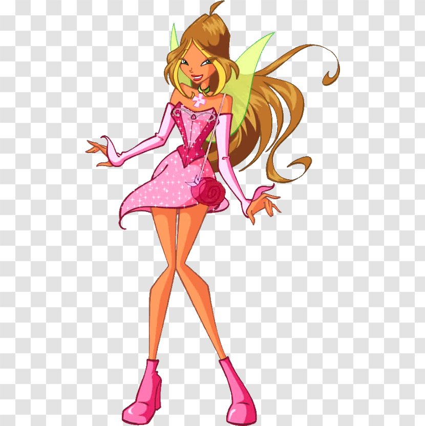 Winx Club - Heart - Flora Bloom Musa TecnaClub Poster Transparent PNG