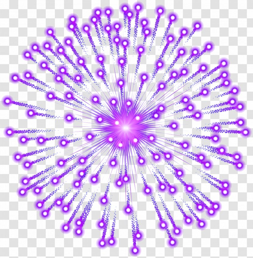 Fireworks Clip Art - Blue - Purple Transparent Image Transparent PNG