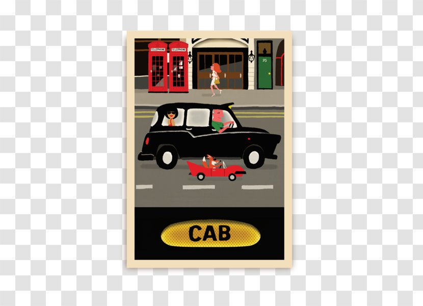 L Is For London Car Book Illustrator - Paul Thurlby Transparent PNG