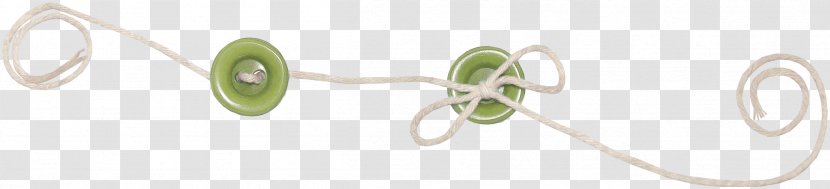 Green Door Handle Body Piercing Jewellery - Rope Buttons Transparent PNG