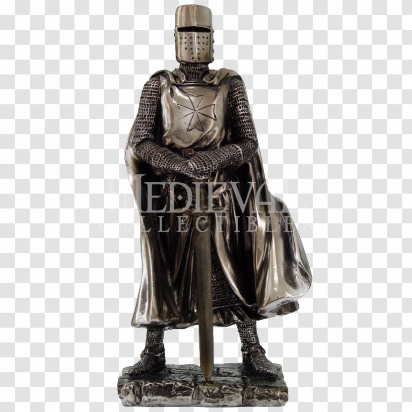 Middle Ages Crusades Knights Templar Statue - Knight Transparent PNG