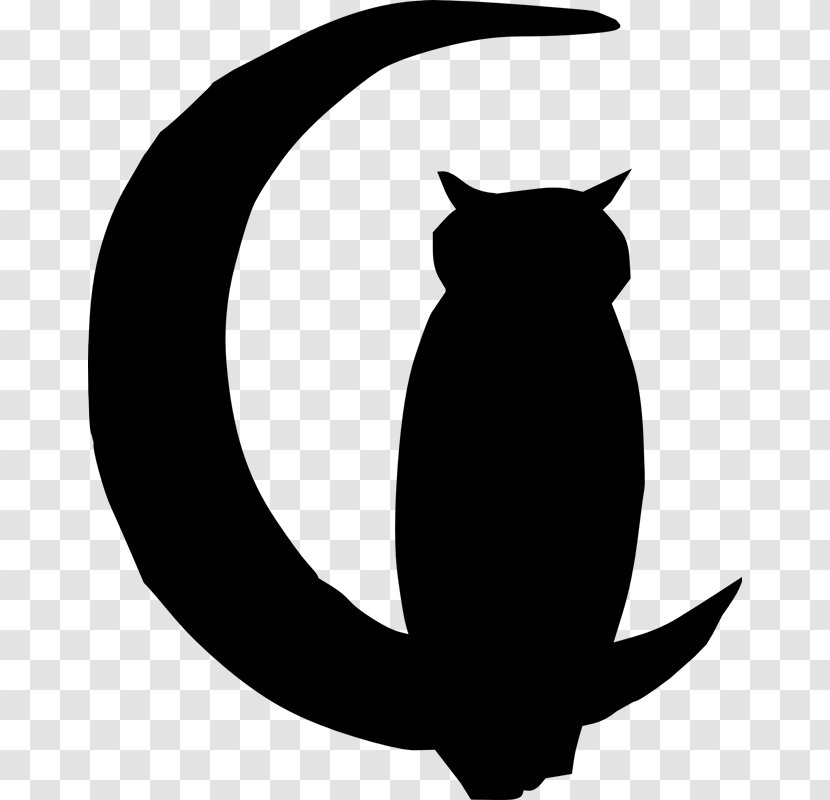 Owl Silhouette Clip Art - Drawing Transparent PNG