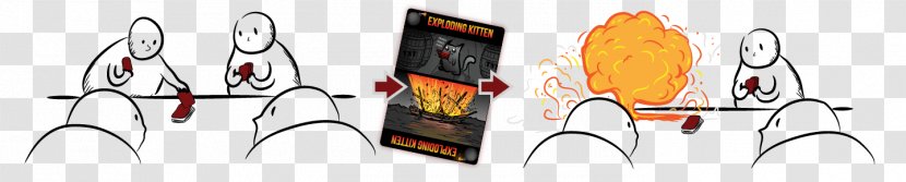 Exploding Kittens Imploding Kittens: This Is The First Expansion Of Game Comics Oatmeal - Body Jewelry Transparent PNG