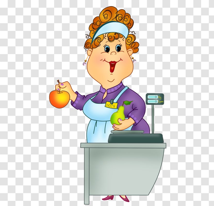 Clip Art - Shop Assistant Transparent PNG