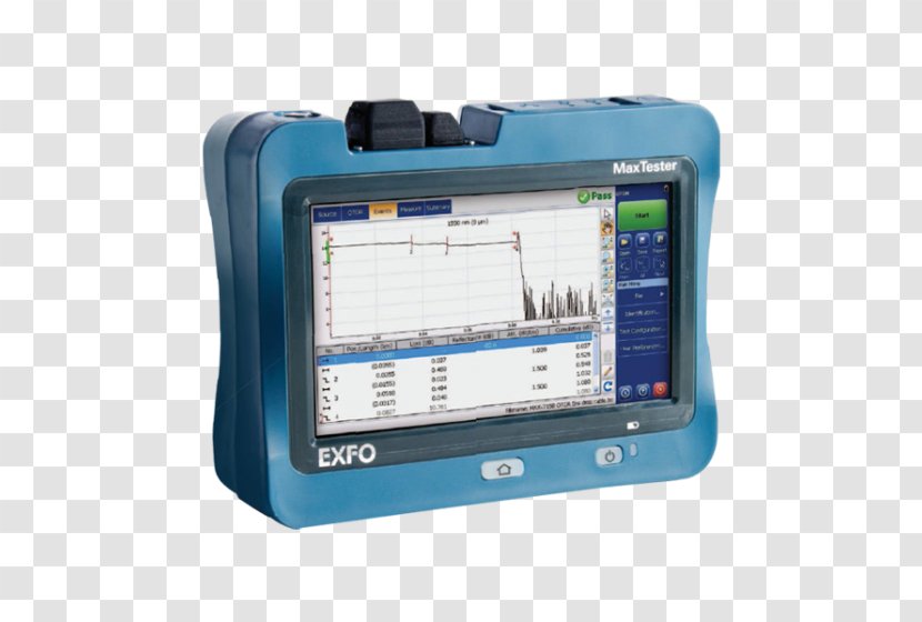 Optical Time-domain Reflectometer Fiber EXFO Passive Network - Fusion Splicing - Spectrum Analyzer Transparent PNG