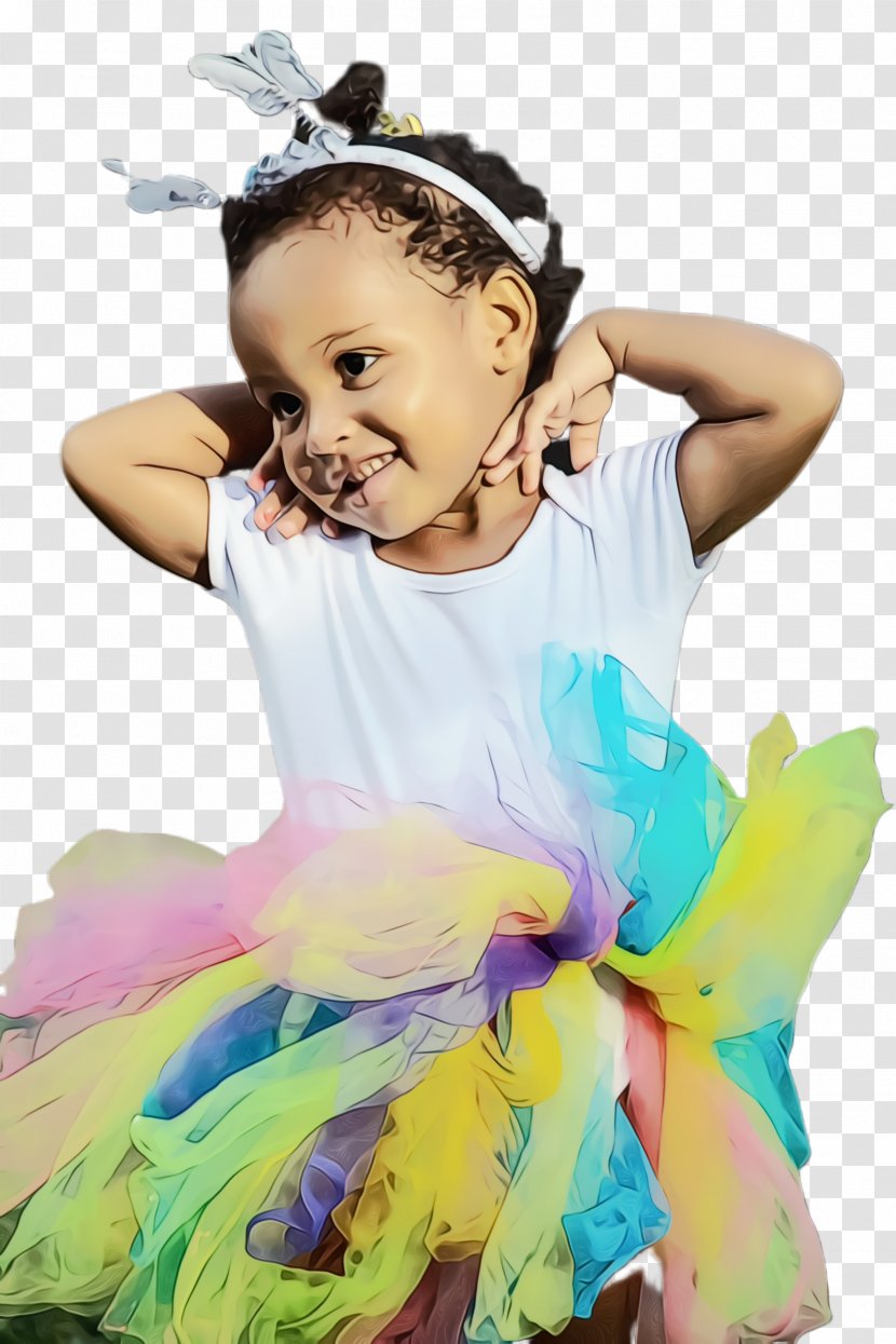 Little Girl - Toddler - Ballet Tutu Dancer Transparent PNG