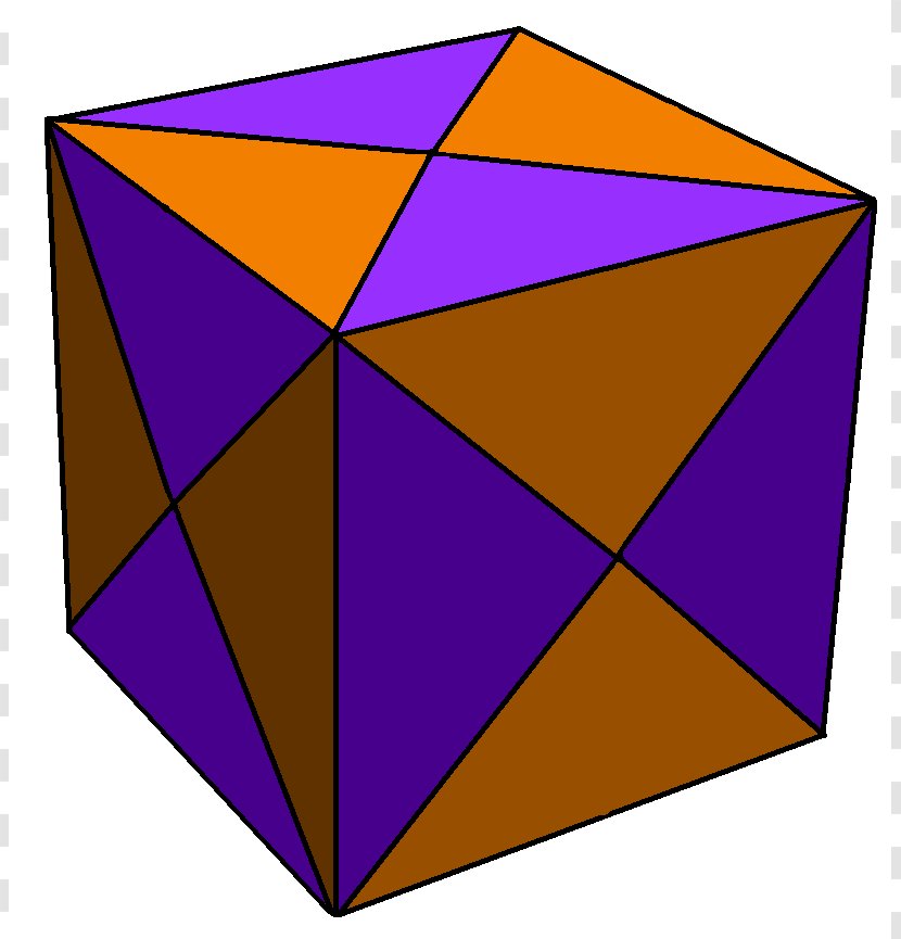 Symmetry Tetrakis Hexahedron Catalan Solid Geometry - Cube Transparent PNG