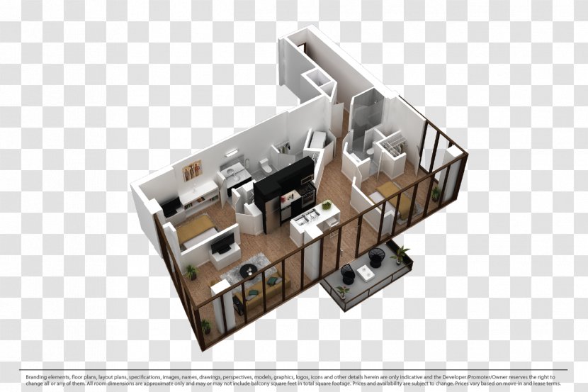 8th+Hope 3D Floor Plan House Apartment - Room Transparent PNG