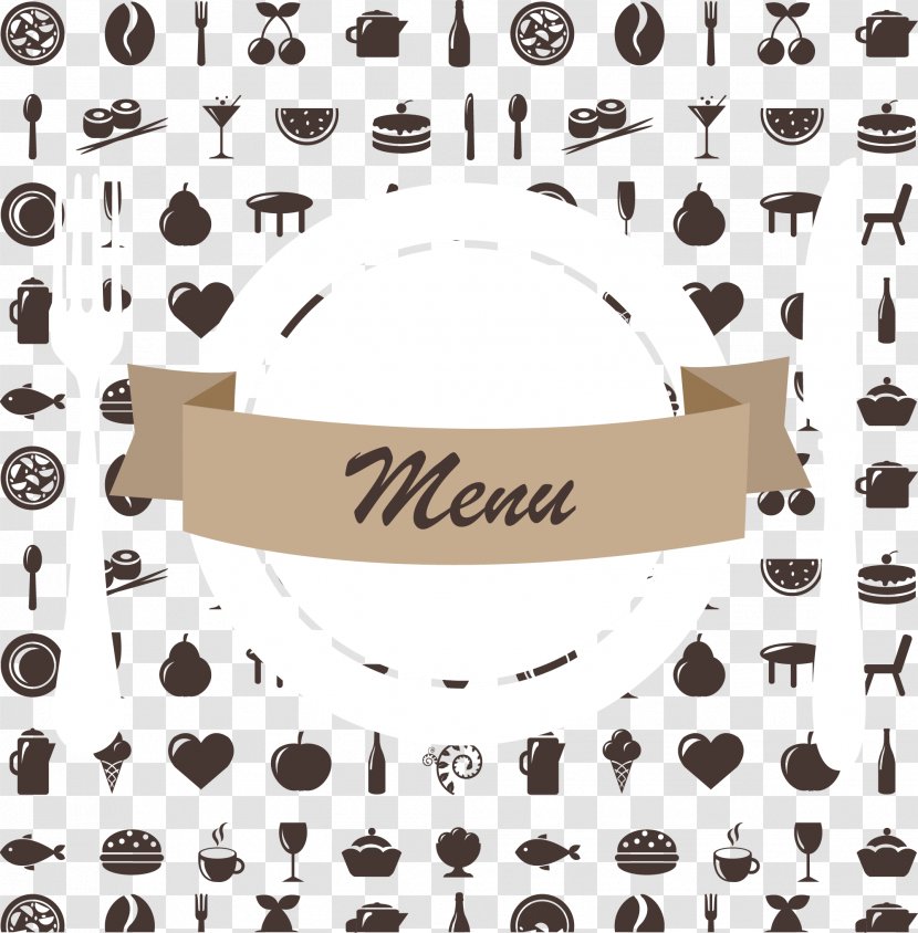European Cuisine Beefsteak Restaurant Menu - Vector Transparent PNG