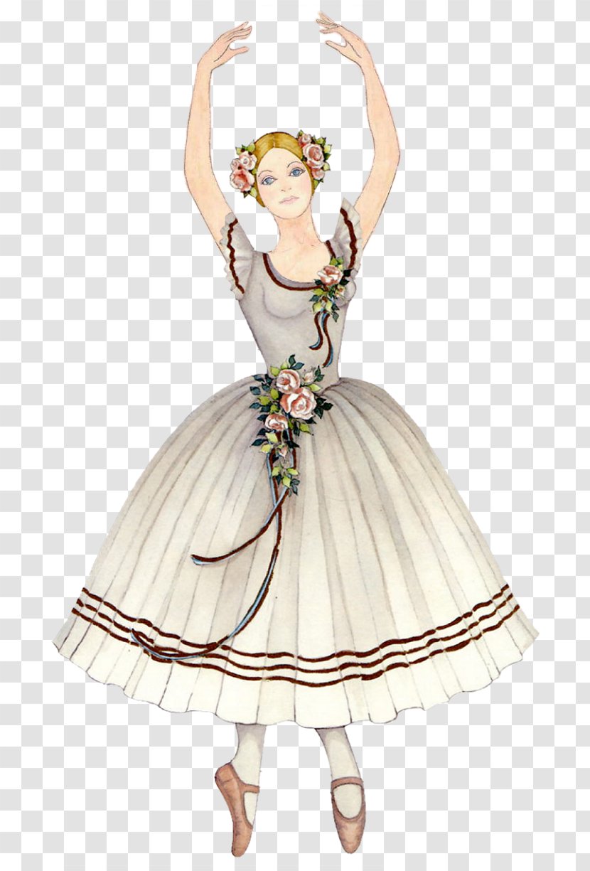 Paper Doll Ballet Dancer Collecting - Toys Transparent PNG