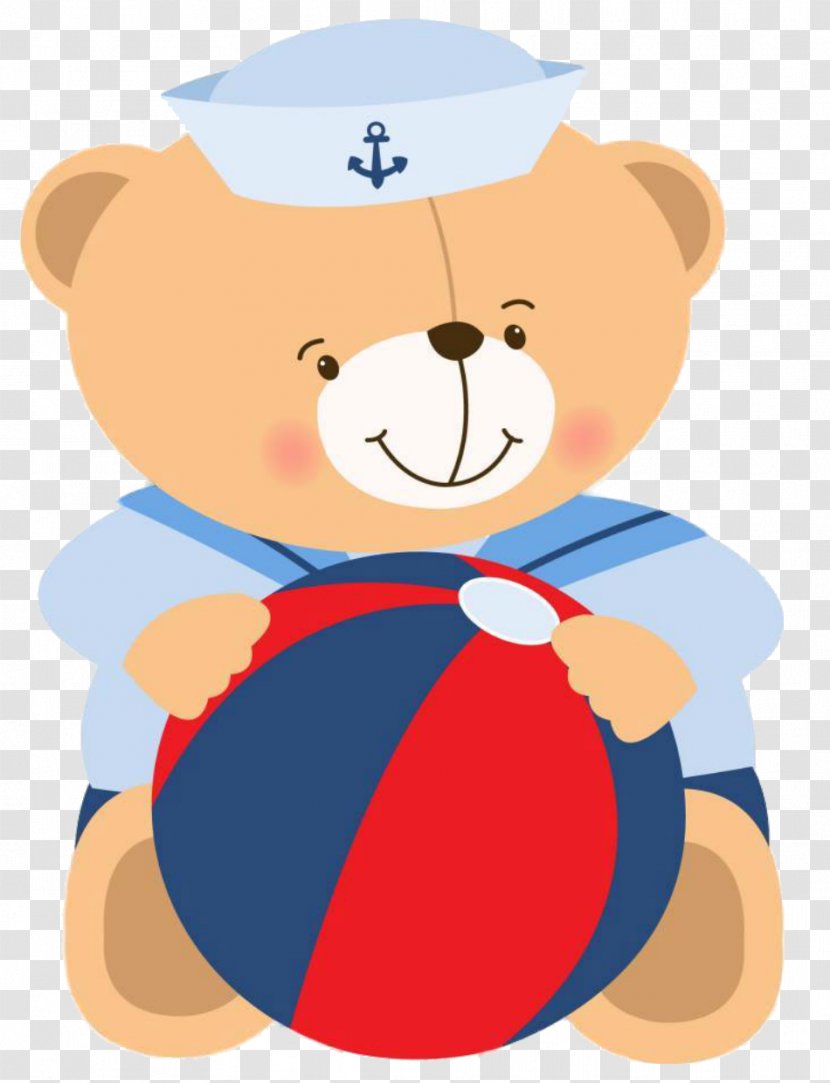 Bear Sailor Clip Art - Cartoon Transparent PNG