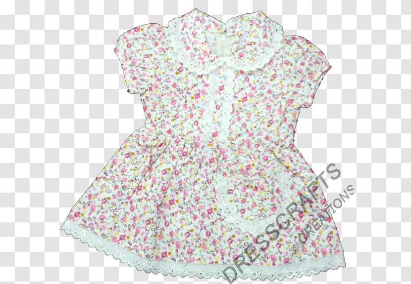 Sleeve Dress Frock Ruffle Pattern - Infant Transparent PNG