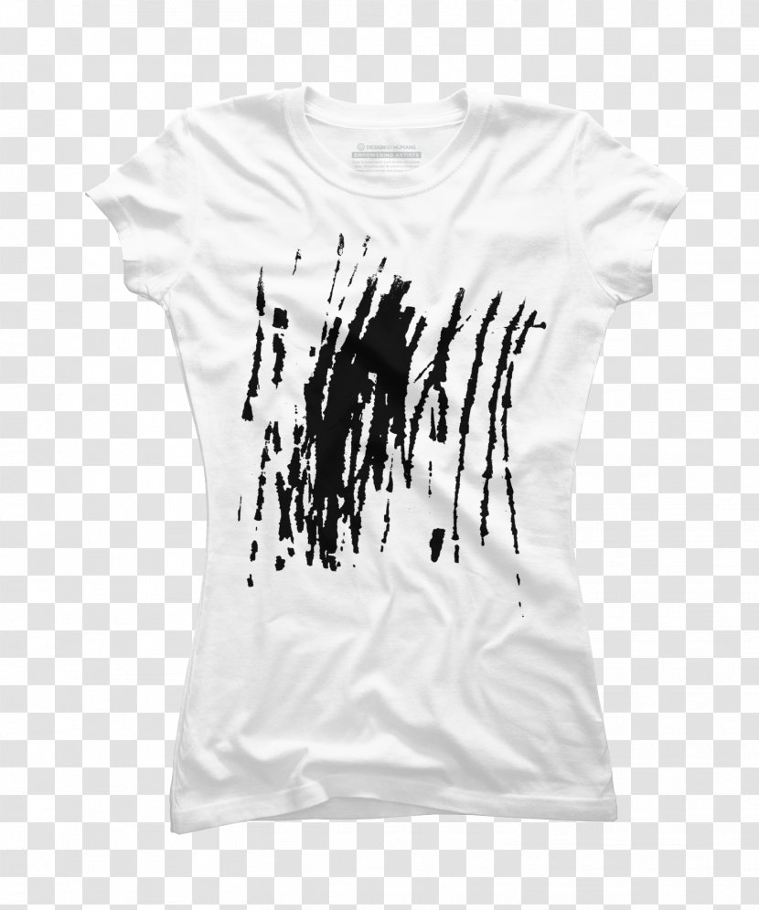Printed T-shirt Top Design By Humans - Active Shirt - Black Vi Display Template Download Transparent PNG