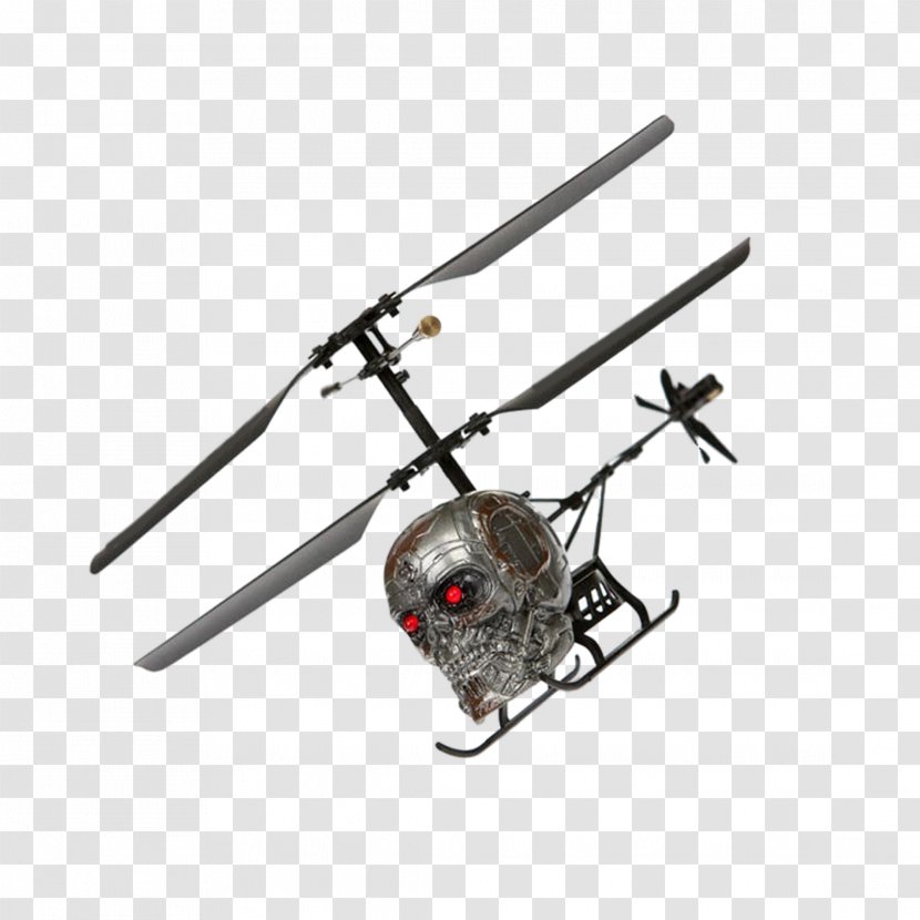 Military Helicopter Aircraft Airplane Unmanned Aerial Vehicle - Helicopter,Skull,Creative,metal Transparent PNG