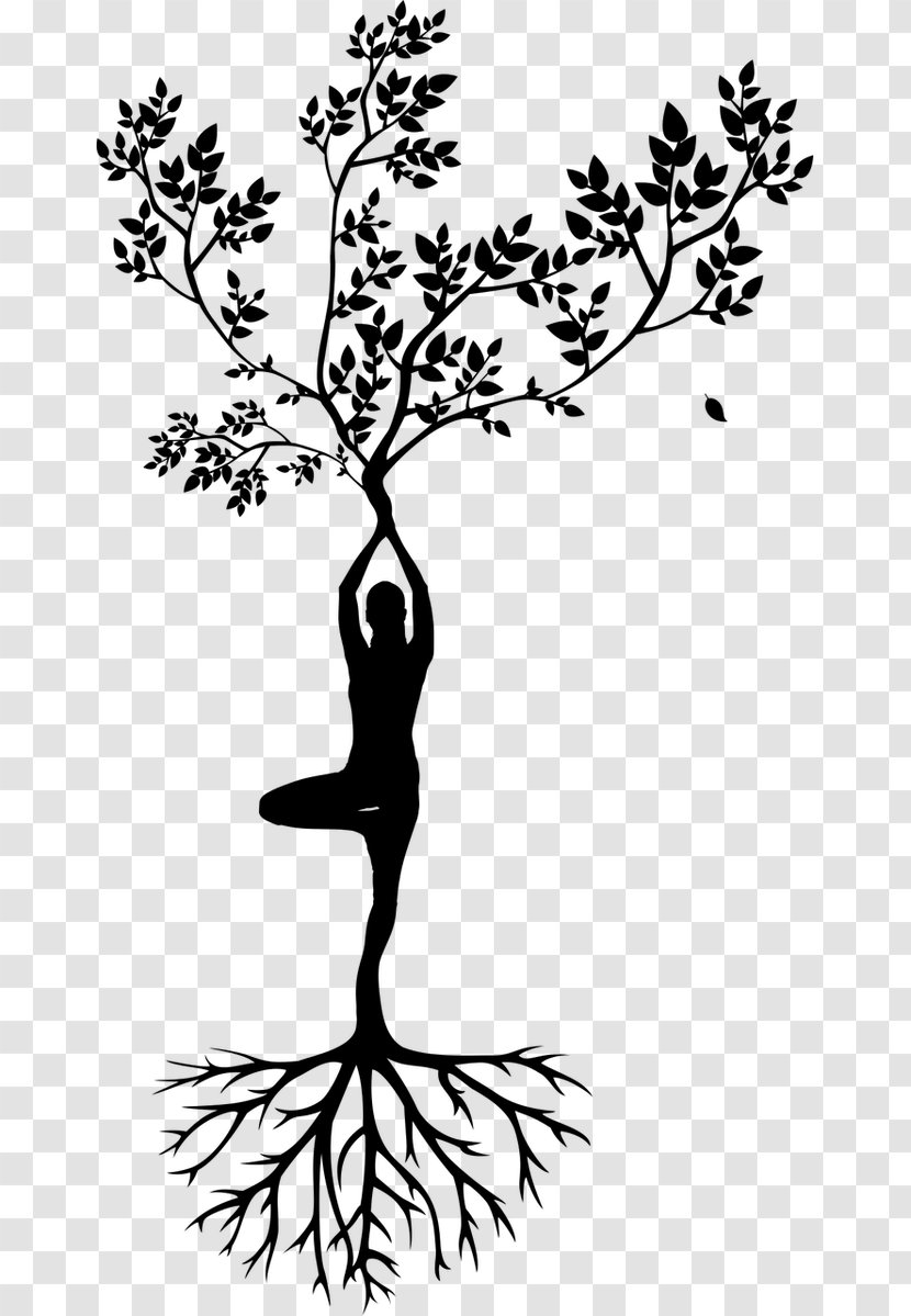 Woman Tree Image Meditation - Plant Stem - Dasi Hitam Traje Transparent PNG