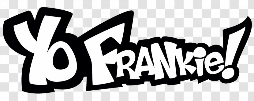 Text Yo Frankie! Logo - Monochrome - Apricot Transparent PNG