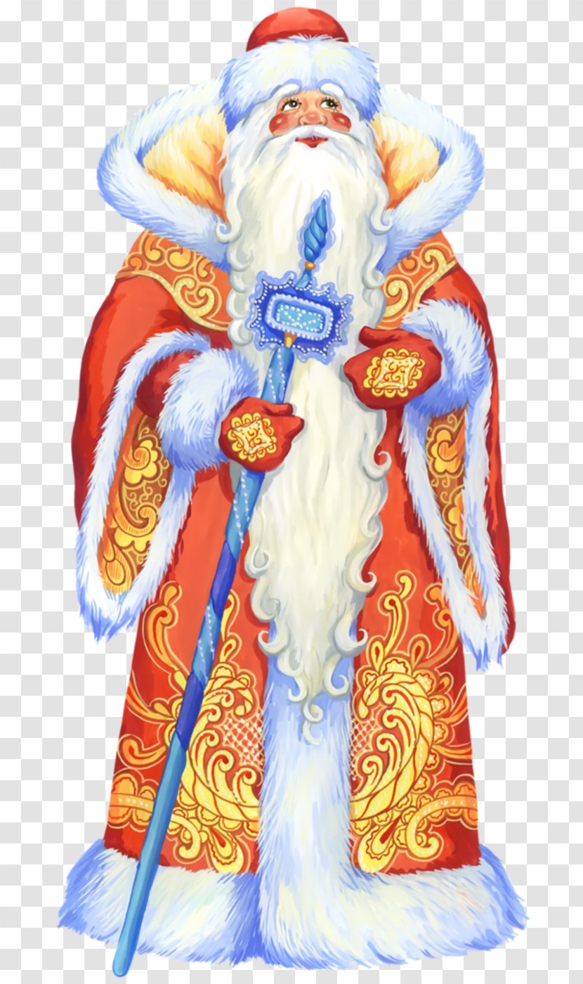 Ded Moroz Santa Claus Father Christmas Clip Art - Costume Transparent PNG