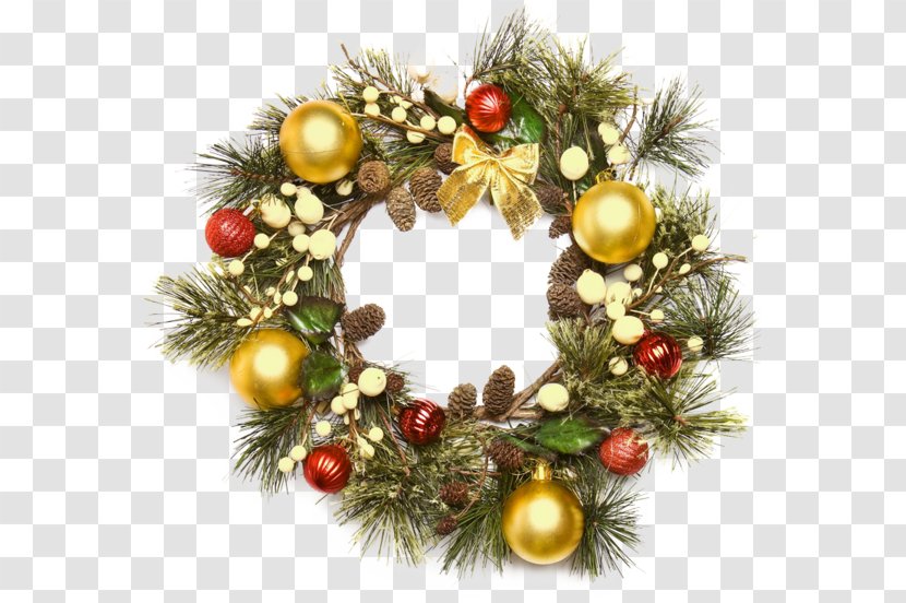 Wreath Christmas Ornament Garland - Decoration Transparent PNG