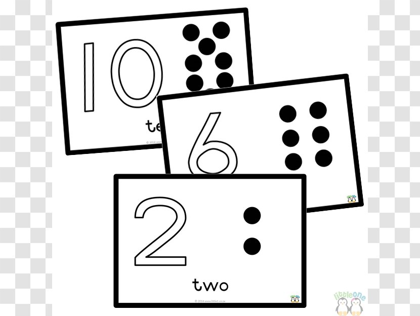 Black And White Number Clip Art - Text - Cliparts Numbers 1 10 Separate Transparent PNG