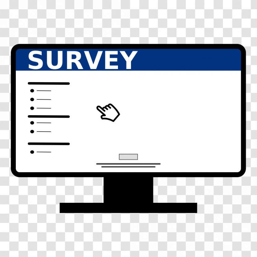 Survey Methodology Clip Art - Computer Monitor - Online Icon Transparent PNG
