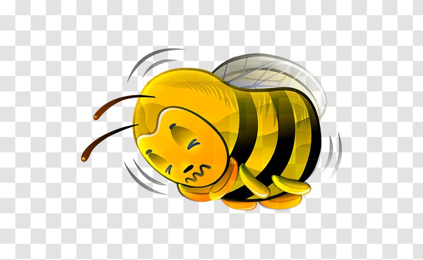 Bee Euclidean Vector Icon - Apple Image Format Transparent PNG