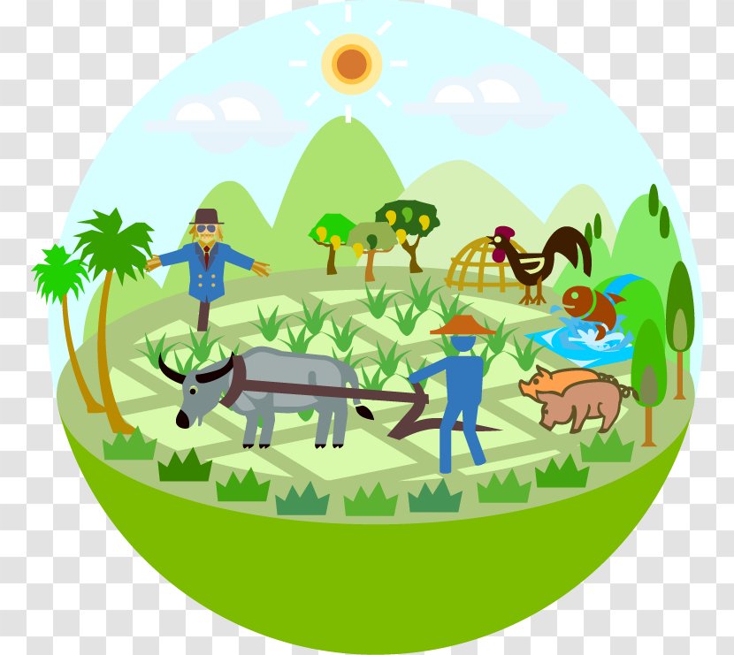 Conservation Agriculture Farmer Cartoon Clip Art - Irrigation Transparent PNG