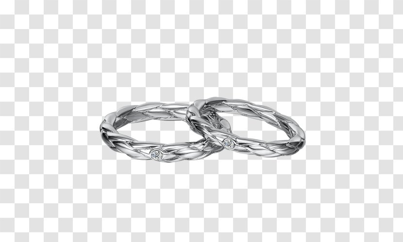 Wedding Ring Bracelet Bangle Silver - Kornstrauss Transparent PNG