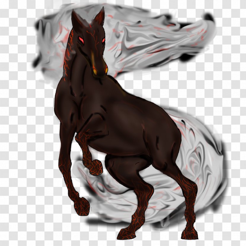 Mustang Stallion Rein Mane Halter - Horse Transparent PNG