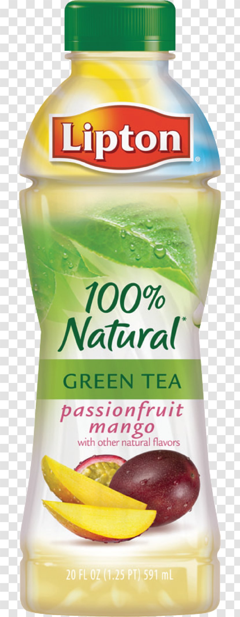 Iced Tea Green Orange Juice Lipton - Brisk Transparent PNG