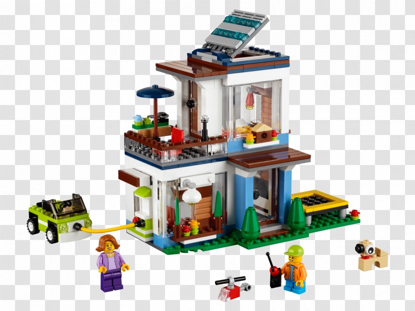 LEGO 31068 Creator Modular Modern Home Hamleys Lego Toy Transparent PNG
