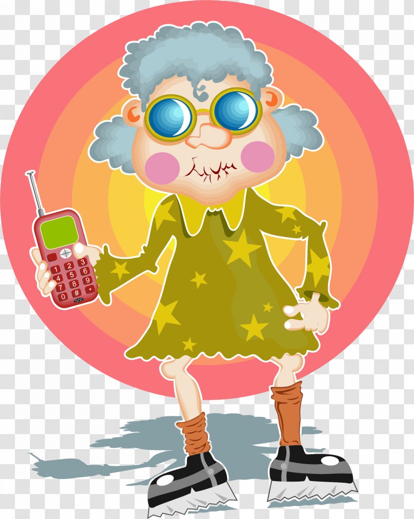 Drawing Stock Photography Clip Art - Human Behavior - Granny Transparent PNG