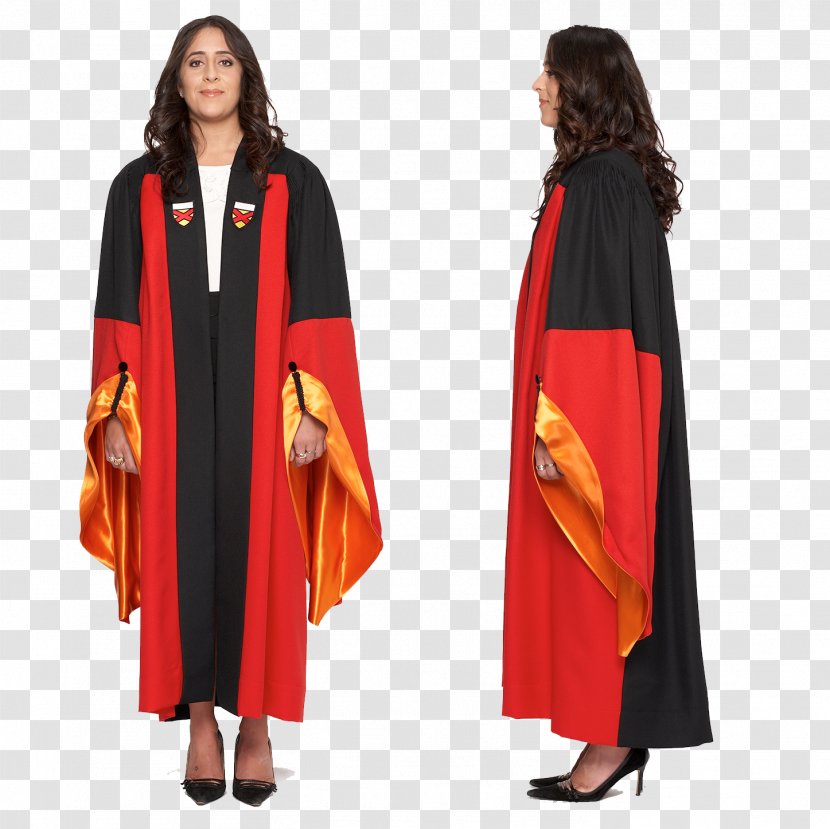 Stanford University Academic Dress Gown Doctorate Graduation Ceremony - Outerwear - Golden Yellow Material Transparent PNG