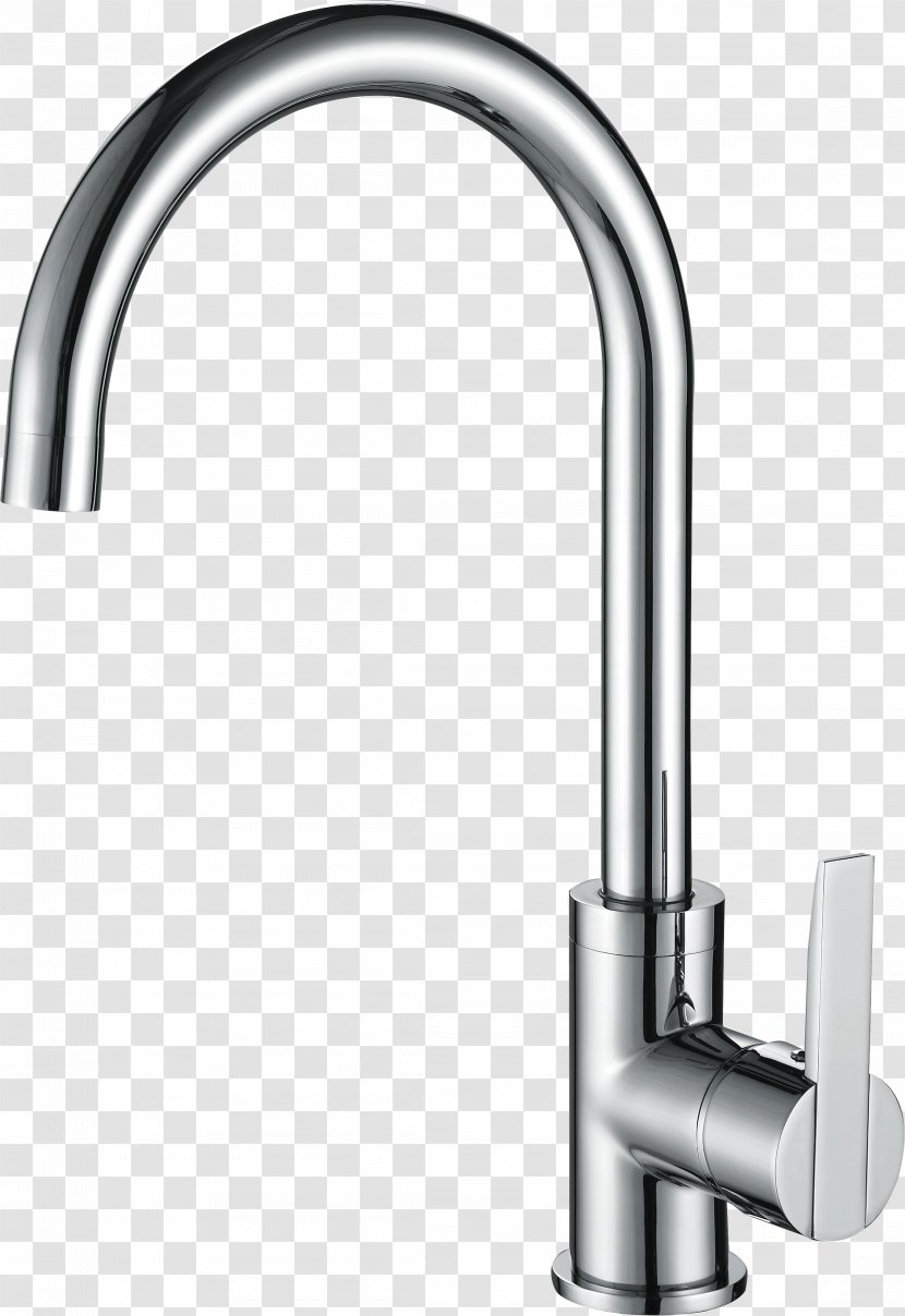 Faucet Handles & Controls Sink Stainless Steel Kitchen Wiesbaden Rombo Watervalkraan + Clickwaste - Beer Tap Transparent PNG