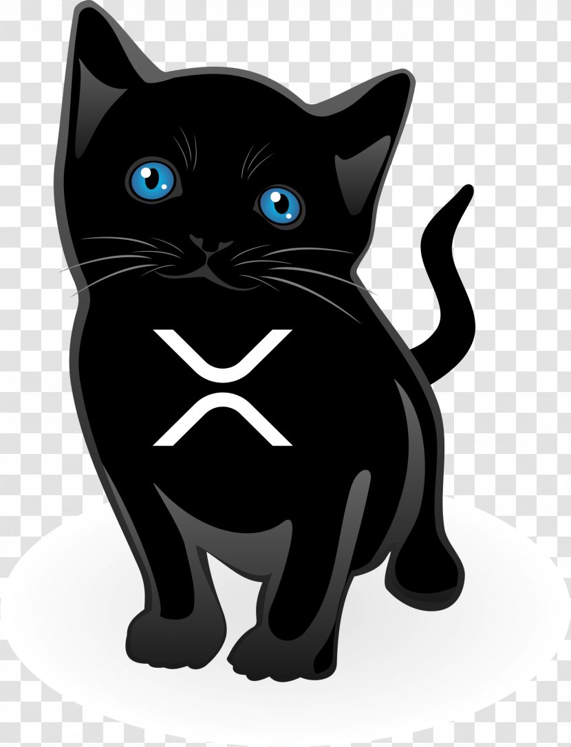 Kitten Clip Art Black Cat American Curl Sphynx - Silhouette Transparent PNG