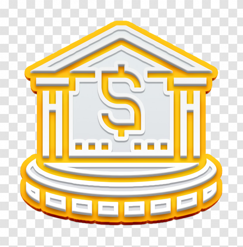 Bank Icon Saving And Investment Icon Transparent PNG