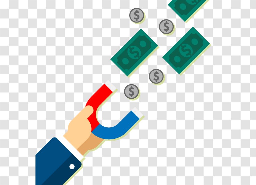 Euclidean Vector Money Illustration - Product - Business Magnet Transparent PNG