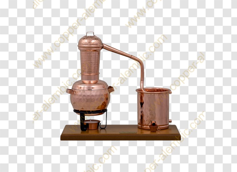 Distillation Distilled Water Beverage Alembic Whiskey - Tea Light Candle Transparent PNG