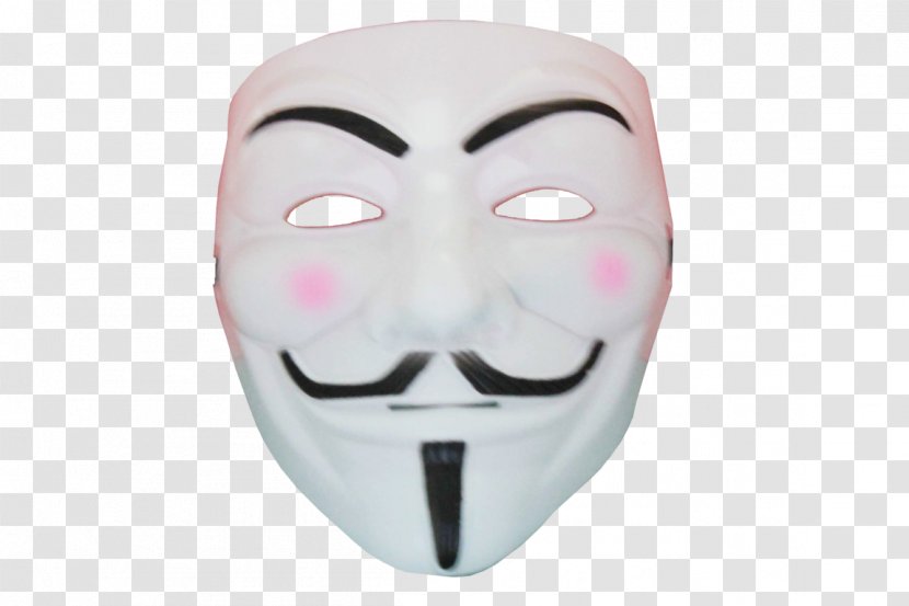 Guy Fawkes Mask Jason Voorhees Carnival Halloween - Face - V For Vendetta Transparent PNG