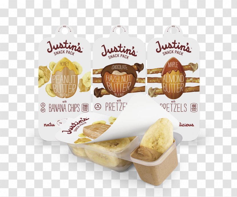 Pretzel Justin's Nut Butters Snack Food - Peanut - Hazelnut Butter Transparent PNG