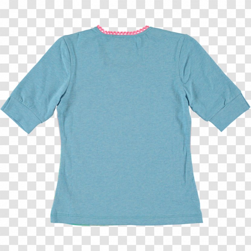 Long-sleeved T-shirt Clothing - Aqua Transparent PNG