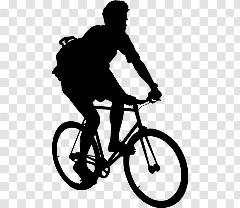 Bicycle BMX Cycling Clip Art - Bmx Bike - Silhouette Transparent PNG