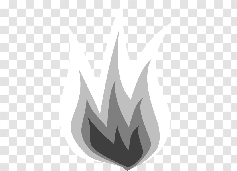 Logo Desktop Wallpaper Font - Fire Black And White Transparent PNG