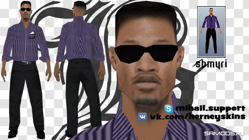 Sunglasses Shirt Fashion Grand Theft Auto: San Andreas Suit - Accessory - Paramedic Gta Sa Transparent PNG